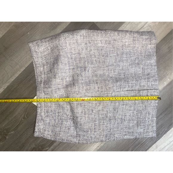 Ann Taylor NWT Purple Gray Tweed Pencil Skirt, Size 4, MSRP $120 - Picture 9 of 10